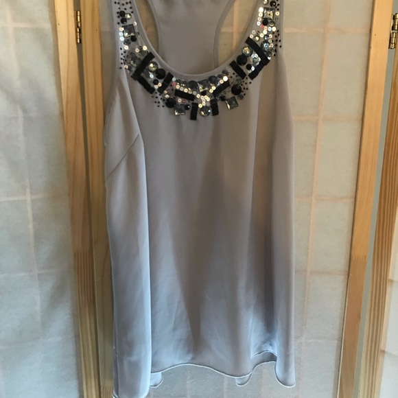 Jeweled tank blouse - Picture 1 of 7